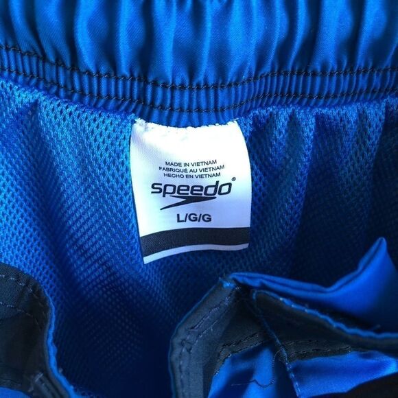 Speedo swim trunks board shorts size Large blues - Picture 2 of 4